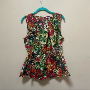 Forever 21 Size Medium Floral Silky Blouse